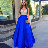 Dress V neck Sequined Dress Summer